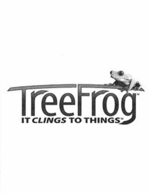 TREEFROG IT CLINGS TO THINGS Logo (USPTO, 11.10.2010)