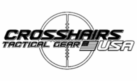 CROSSHAIRS USA TACTICAL GEAR Logo (USPTO, 13.10.2010)