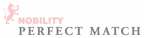 NOBILITY P E R F E C T M A T C H Logo (USPTO, 06.01.2012)