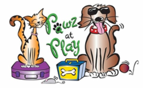 PAWZ AT PLAY Logo (USPTO, 30.03.2012)