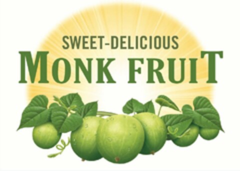 SWEET-DELICIOUS MONK FRUIT Logo (USPTO, 06.07.2012)