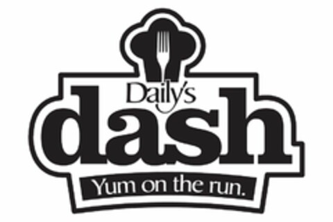 DAILY'S DASH YUM ON THE RUN. Logo (USPTO, 13.12.2012)