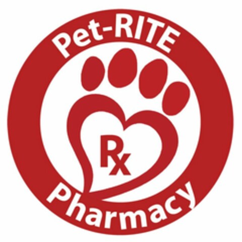 PET-RITE PHARMACY RX Logo (USPTO, 16.04.2013)