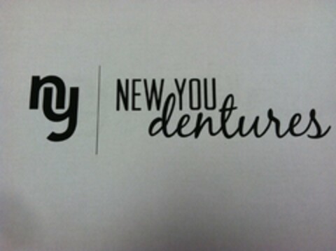 NY NEW YOU DENTURES Logo (USPTO, 10/17/2013)
