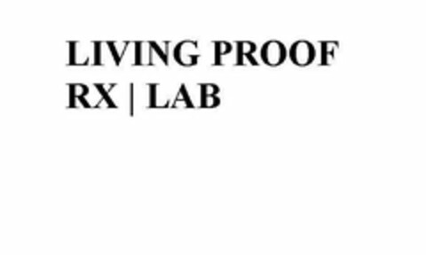 LIVING PROOF RX | LAB Logo (USPTO, 04/16/2014)