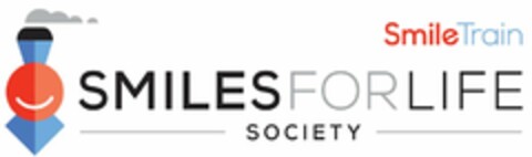 SMILETRAIN SMILESFORLIFE SOCIETY Logo (USPTO, 07/12/2014)