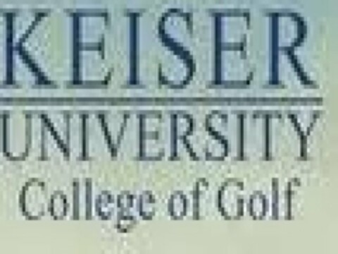 KEISER UNIVERSITY COLLEGE OF GOLF Logo (USPTO, 11.09.2014)