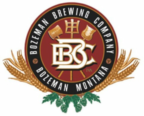 BOZEMAN BREWING COMPANY BBC BOZEMAN MONTANA Logo (USPTO, 02/25/2016)