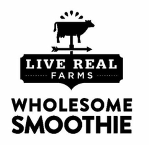 LIVE REAL FARMS WHOLESOME SMOOTHIE Logo (USPTO, 31.05.2016)