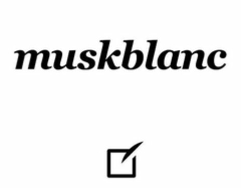 MUSKBLANC Logo (USPTO, 11.07.2017)
