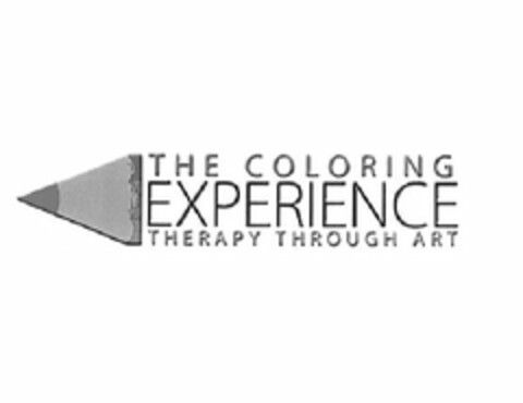 THE COLORING EXPERIENCE THERAPY THROUGHART Logo (USPTO, 10/10/2017)