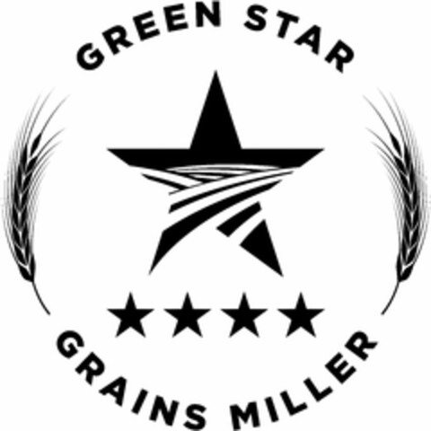 GREEN STAR GRAINS MILLER Logo (USPTO, 11.01.2018)