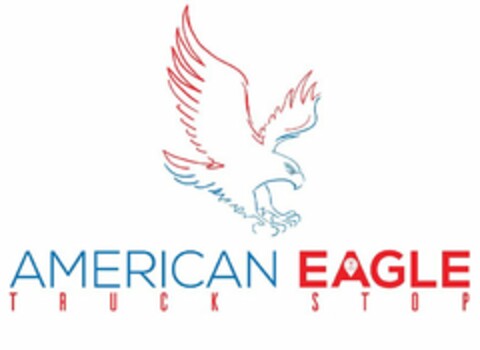 AMERICAN EAGLE TRUCK STOP Logo (USPTO, 15.03.2018)