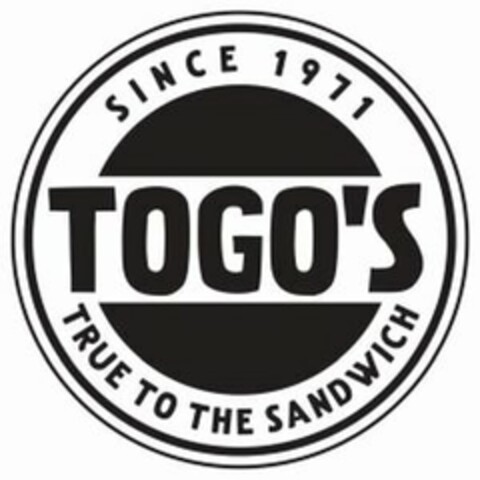 TOGO'S SINCE 1971 TRUE TO THE SANDWICH Logo (USPTO, 22.03.2018)