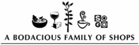 A BODACIOUS FAMILY OF SHOPS SOGO Logo (USPTO, 27.04.2018)