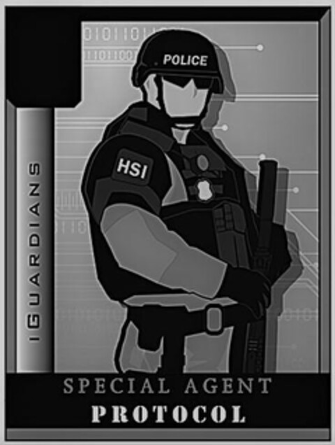 IGUARDIANS SPECIAL AGENT PROTOCOL POLICE HSI Logo (USPTO, 18.07.2018)