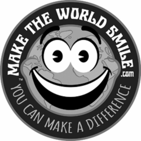 MAKE THE WORLD SMILE.COM YOU CAN MAKE A DIFFERENCE Logo (USPTO, 07.02.2019)