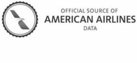 OFFICIAL SOURCE OF AMERICAN AIRLINES DATA Logo (USPTO, 13.02.2019)