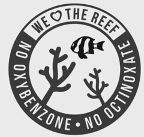 WE THE REEF NO OXYBENZONE NO OCTINOXATE Logo (USPTO, 10.06.2019)