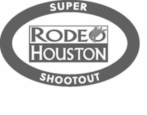 RODEO HOUSTON SUPER SHOOTOUT Logo (USPTO, 23.10.2019)