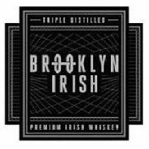 TRIPLE DISTILLED BROOKLYN IRISH PREMIUM IRISH WHISKEY Logo (USPTO, 05.12.2019)