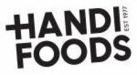 HANDI FOODS EST 1977 Logo (USPTO, 01/28/2020)