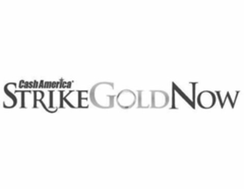 CASH AMERICA STRIKEGOLDNOW Logo (USPTO, 05/07/2009)