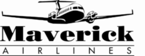 MAVERICK AIRLINES Logo (USPTO, 30.06.2009)