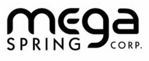 MEGA SPRING CORP. Logo (USPTO, 09/10/2010)