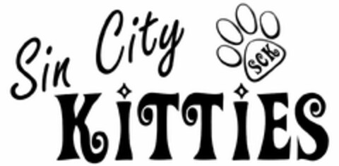 SIN CITY KITTIES SCK Logo (USPTO, 24.09.2010)