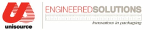 U UNISOURCE ENGINEERED SOLUTIONS INNOVATORS IN PACKAGING INCH CM Logo (USPTO, 10/12/2010)