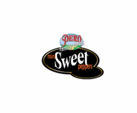 PERO FAMILY FARMS MINI SWEET PEPPERS Logo (USPTO, 02/15/2011)
