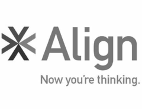 ALIGN NOW YOU'RE THINKING. Logo (USPTO, 07/20/2011)