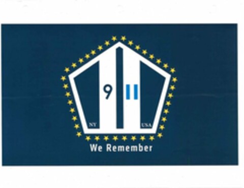 NY 911 USA WE REMEMBER Logo (USPTO, 11.08.2011)