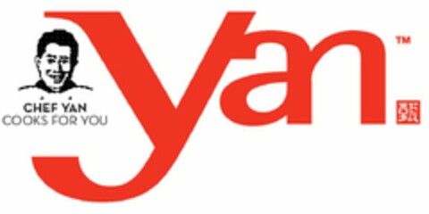 CHEF YAN COOKS FOR YOU YAN Logo (USPTO, 01/26/2012)