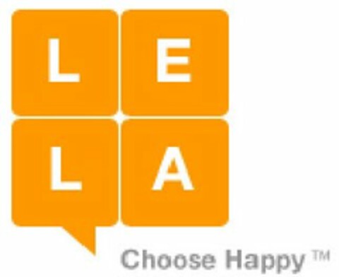 L E L A CHOOSE HAPPY Logo (USPTO, 01.02.2012)