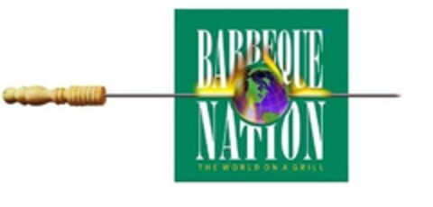BARBEQUE NATION THE WORLD ON A GRILL Logo (USPTO, 04/06/2012)