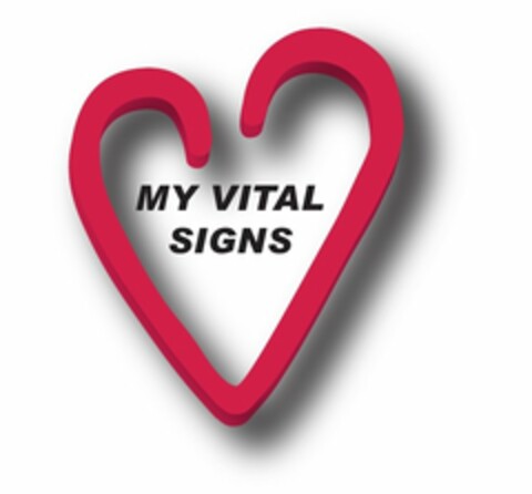 MY VITAL SIGNS Logo (USPTO, 12.06.2013)