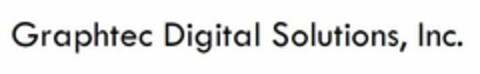 GRAPHTEC DIGITAL SOLUTIONS, INC. Logo (USPTO, 11.07.2014)