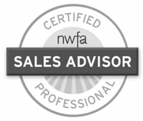 CERTIFIED NWFA SALES ADVISOR PROFESSIONAL Logo (USPTO, 26.08.2014)