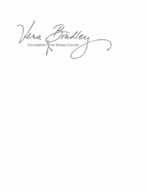 VERA BRADLEY FOUNDATION FOR BREAST CANCER Logo (USPTO, 27.10.2014)