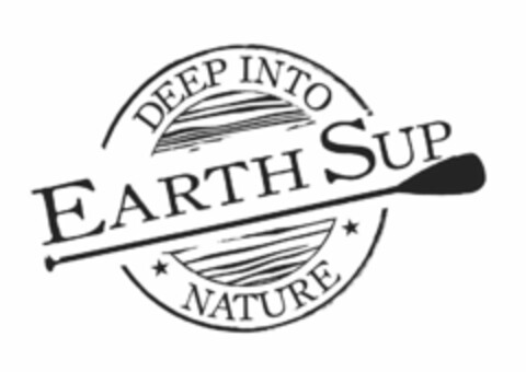 EARTH SUP DEEP INTO NATURE Logo (USPTO, 26.03.2015)
