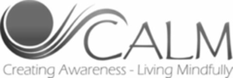 CALM CREATING AWARENESS LIVING MINDFULLY Logo (USPTO, 04/01/2015)