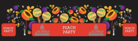 PEACH PARTY Logo (USPTO, 19.10.2015)