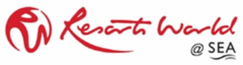 RW RESORTS WORLD @ SEA Logo (USPTO, 03/28/2016)