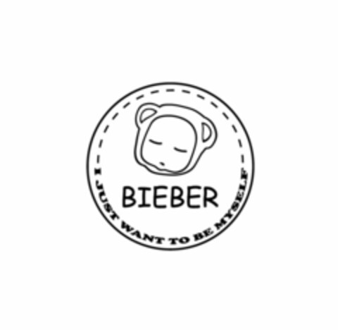 BIEBER I JUST WANT TO BE MYSELF Logo (USPTO, 09.01.2017)