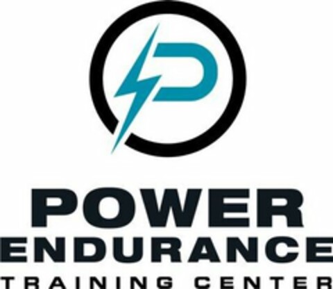 P POWER ENDURANCE TRAINING CENTER Logo (USPTO, 08/27/2017)