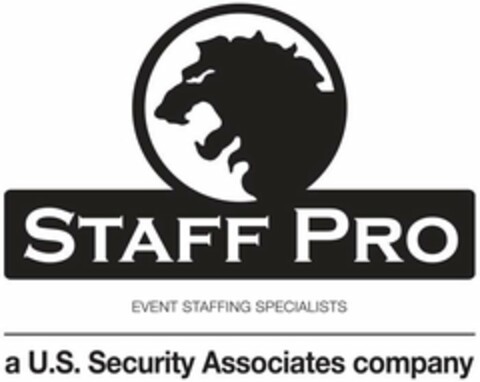 STAFF PRO EVENT STAFFING SPECIALISTS A U.S. SECURITY ASSOCIATES COMPANY Logo (USPTO, 19.09.2017)