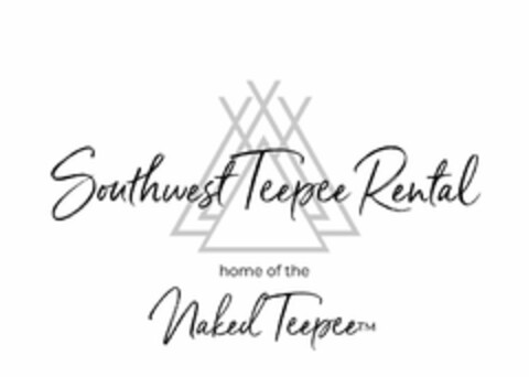 SOUTHWEST TEEPEE RENTAL HOME OF THE NAKED TEEPEE Logo (USPTO, 13.03.2018)