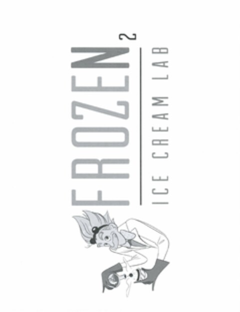 FROZEN2 ICE CREAM LAB Logo (USPTO, 06/29/2018)